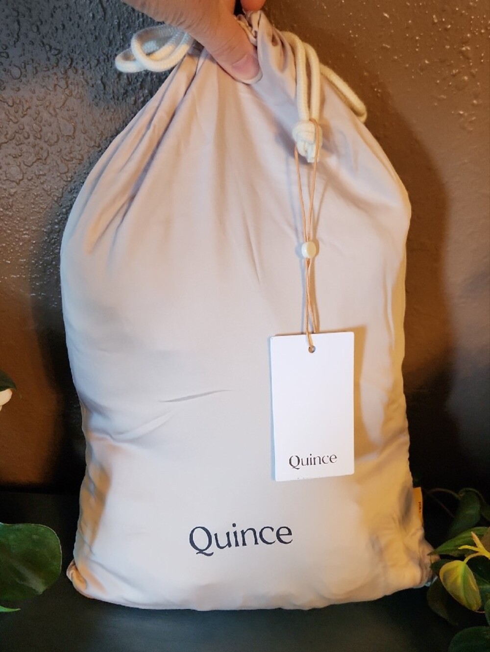 Quince Twin Bamboo Sheet Set- Soft Blush NWOT Open Box